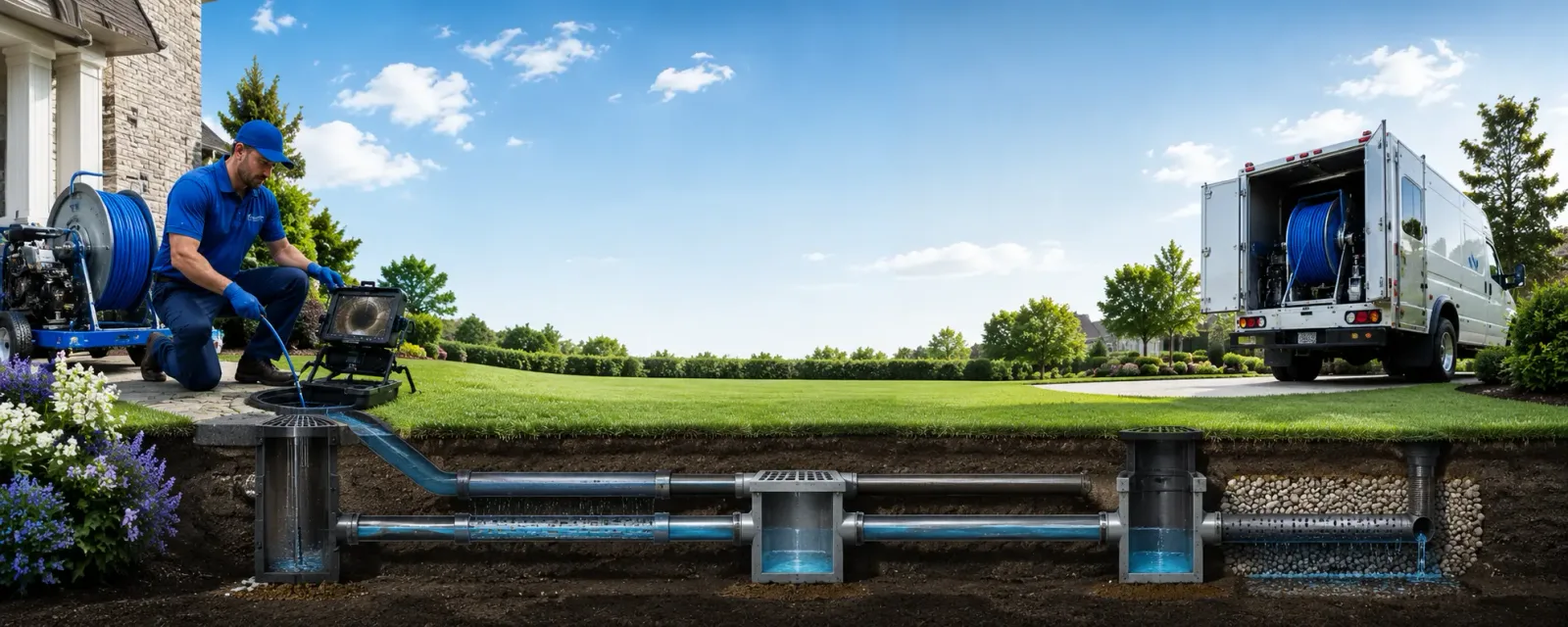 Outdoor drain cleaning information for De Leon, TX